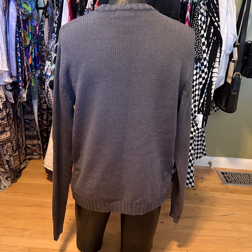 Disney grey Big Bad Wolf men’s sweater Size Large NWT - Picture 2 of 6